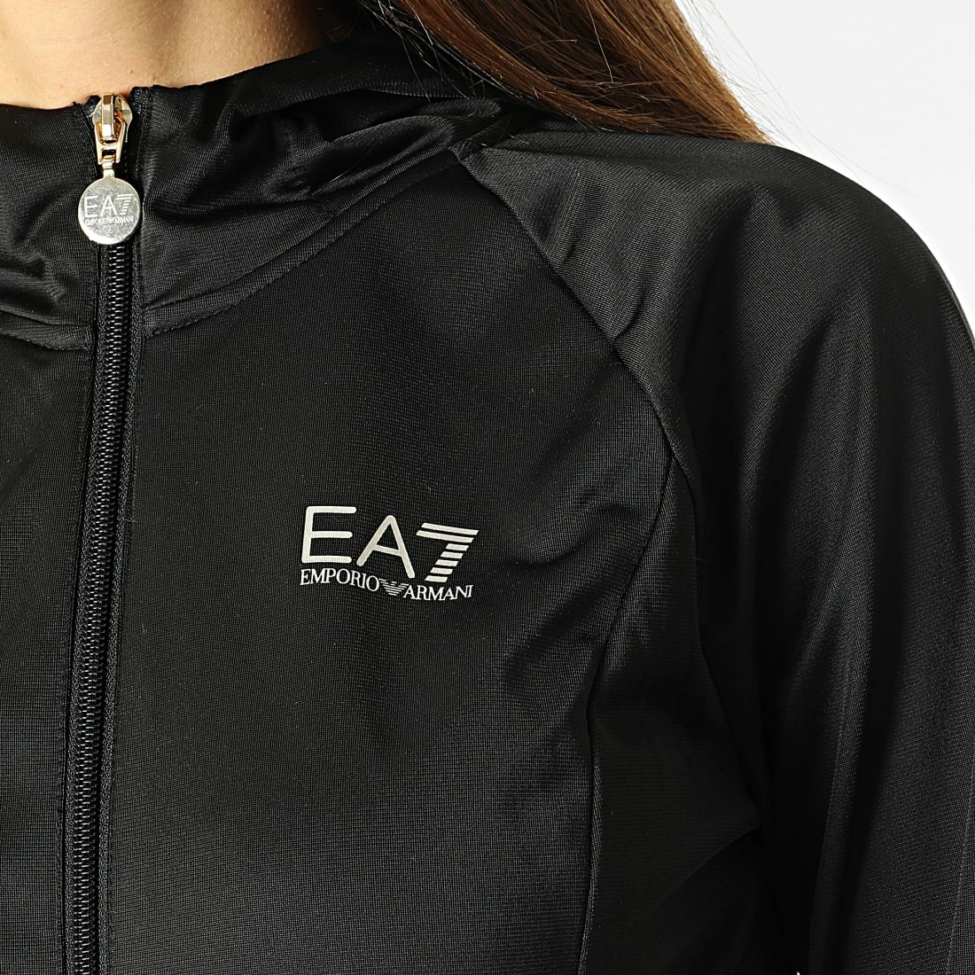 Grosses soldes 💯 Ensemble De Survetement Femme 3LTV69 Noir de EA7 Emporio Armani 👍 – Image 2