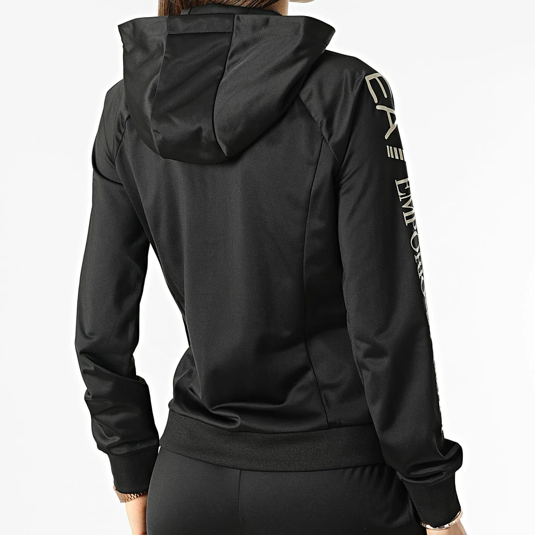 Grosses soldes 💯 Ensemble De Survetement Femme 3LTV69 Noir de EA7 Emporio Armani 👍 – Image 4