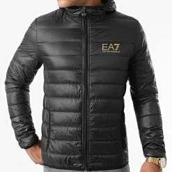 Meilleur prix 🔥 Doudoune 8NPB02-PN29Z Noir de EA7 Emporio Armani 🛒