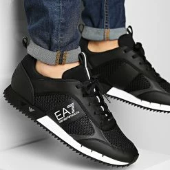 Meilleure vente 👍 Baskets X8X027-XK050 Black de EA7 Emporio Armani 🔥