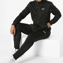 Acheter 😉 Ensemble De Survêtement 8NPV71-PJ08Z Noir de EA7 Emporio Armani ⭐
