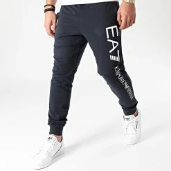 Coupon 🤩 Pantalon Jogging 8NPPC3-PJ05Z Bleu Marine de EA7 Emporio Armani 😍