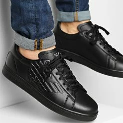 De gros 🛒 Baskets X8X001-XK124 Triple Black de EA7 Emporio Armani 🔥