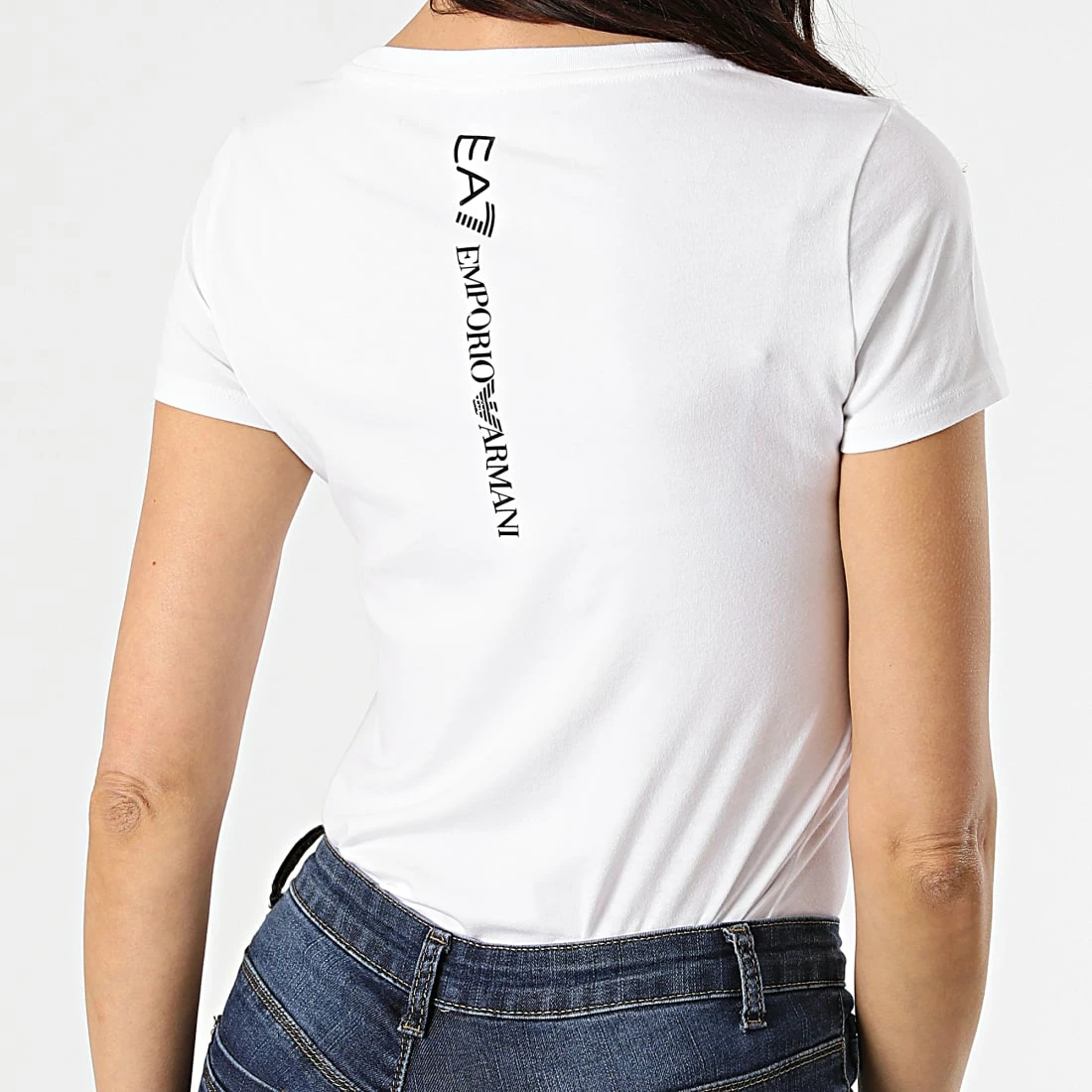 Sortie 👍 Tee 👕 Shirt Femme 8NTT63-TJ12Z Blanc de EA7 Emporio Armani 🌟 – Image 4
