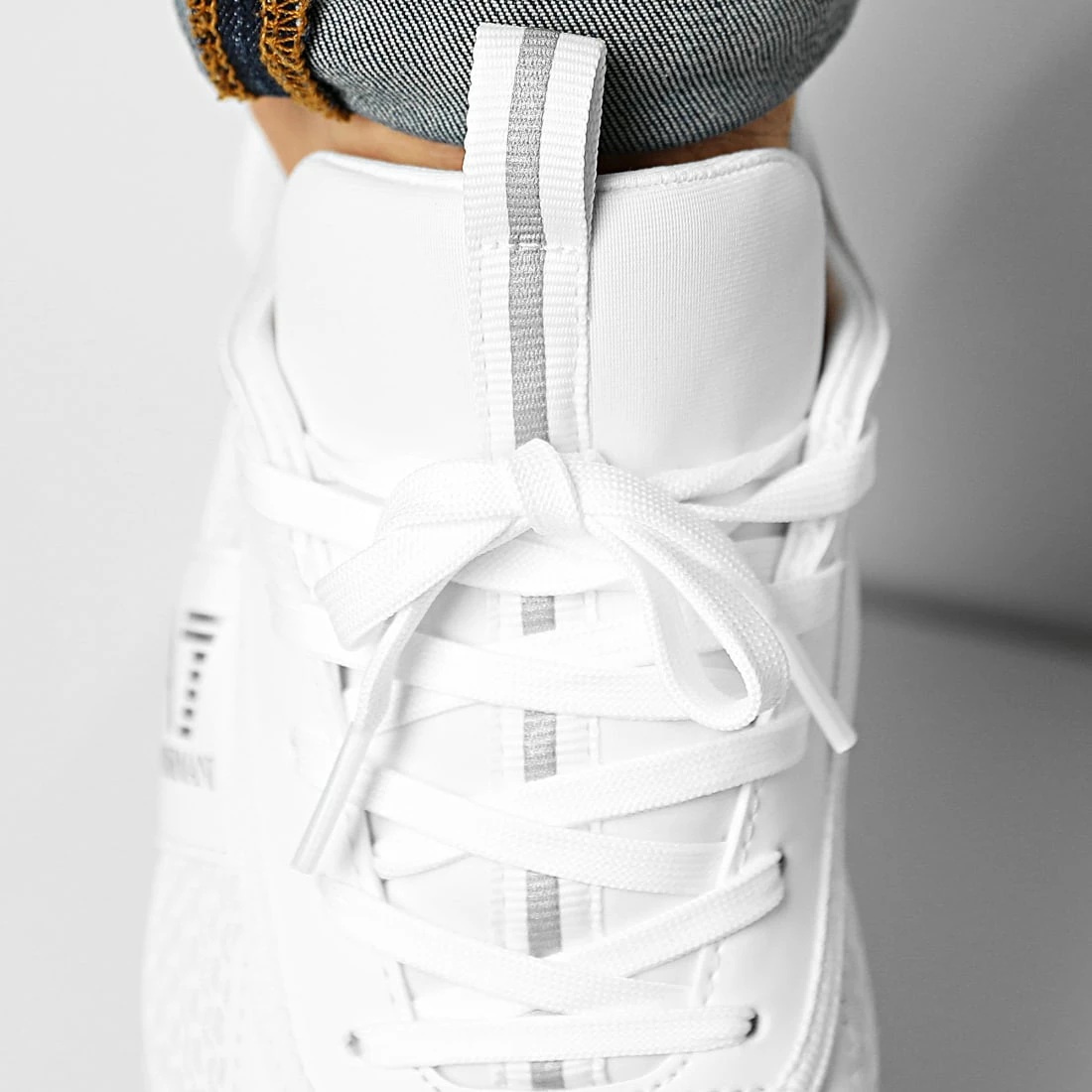 Remise 🛒 Baskets X8X027-XK050 White Silver de EA7 Emporio Armani 😉 – Image 3