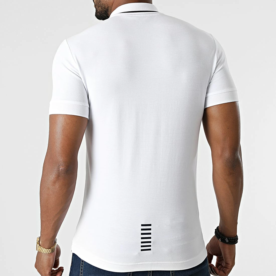 De gros ✨ Polo Manches Courtes 8NPF06-PJ04Z Blanc de EA7 Emporio Armani 👍 – Image 4