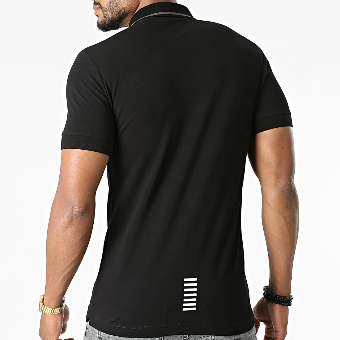 Acheter 💯 Polo Manches Courtes 8NPF06-PJ04Z Noir de EA7 Emporio Armani ✨ – Image 4