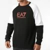 Le moins cher 🔔 Sweat Crewneck 6KPM41-PJANZ Noir Blanc de EA7 Emporio Armani ✨