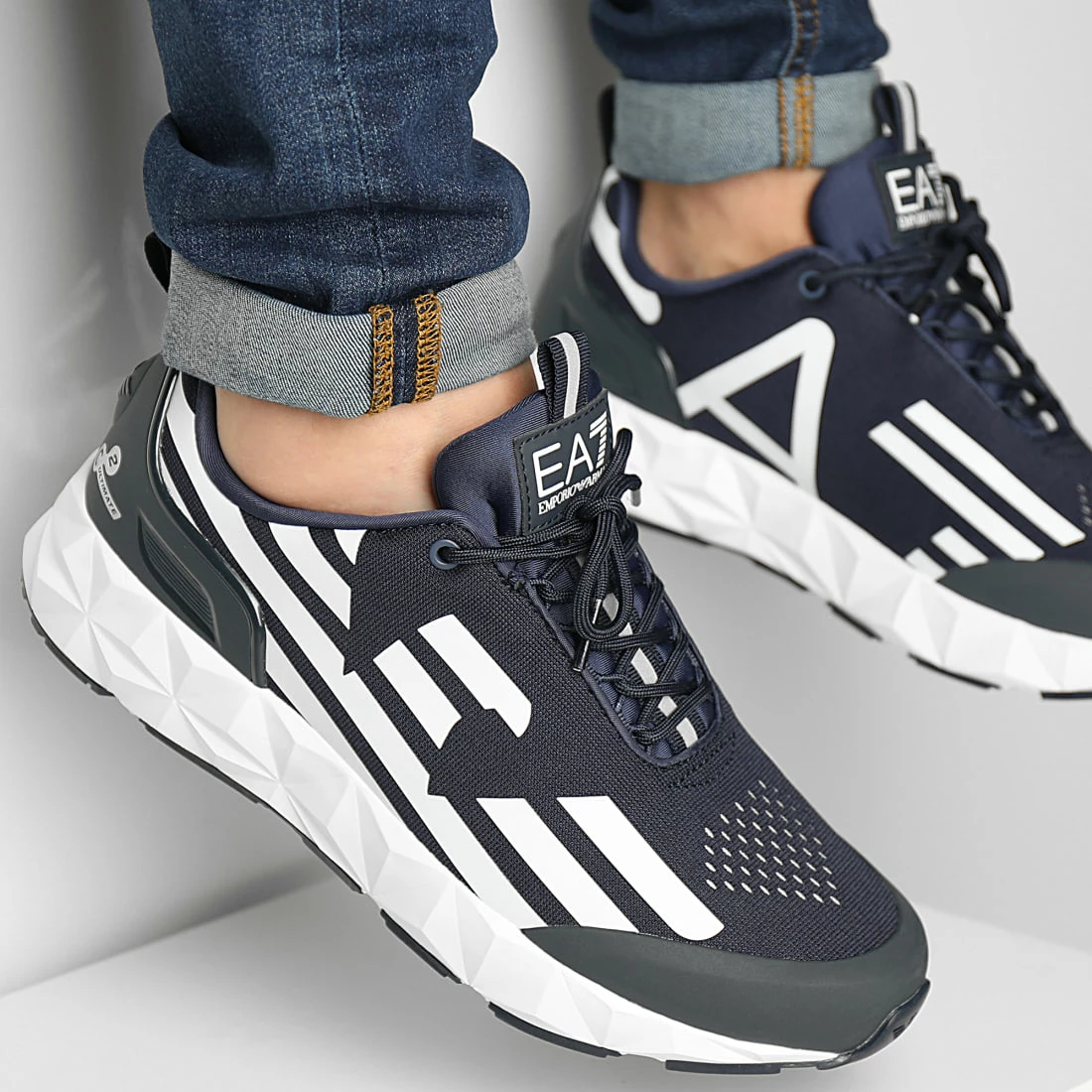 Les meilleures critiques de 🧨 Baskets X8X033-XCC52 Navy White de EA7 Emporio Armani ⭐