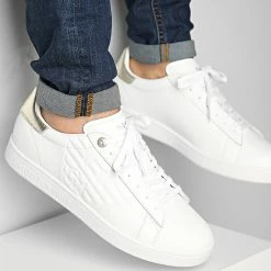 Tout neuf 🌟 Baskets Action X8X001-XCC51 Optical White de EA7 Emporio Armani 🛒