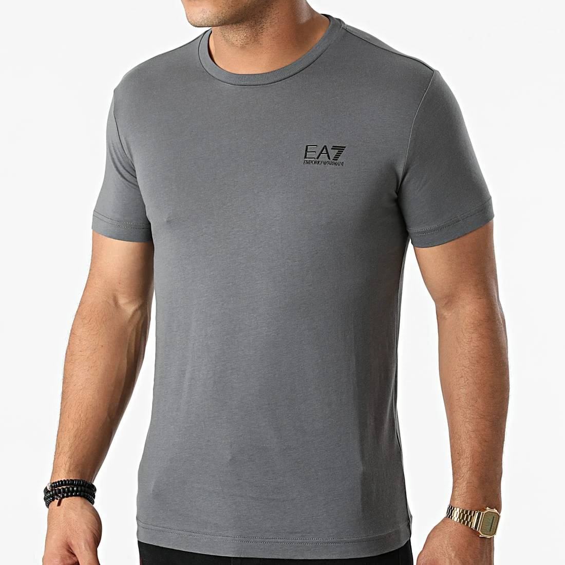 Le moins cher 😍 Tee 👕 Shirt 8NPT51-PJM9Z Gris Anthracite de EA7 Emporio Armani ⭐ – Image 3