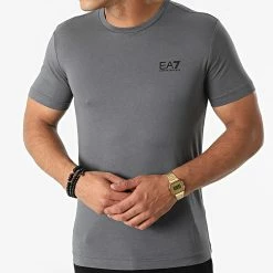 Le moins cher 😍 Tee 👕 Shirt 8NPT51-PJM9Z Gris Anthracite de EA7 Emporio Armani ⭐