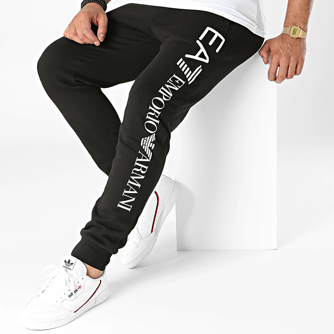 Meilleure affaire 🌟 Pantalon Jogging 8NPPB5-PJ07Z Noir de EA7 Emporio Armani ✔️ – Image 3