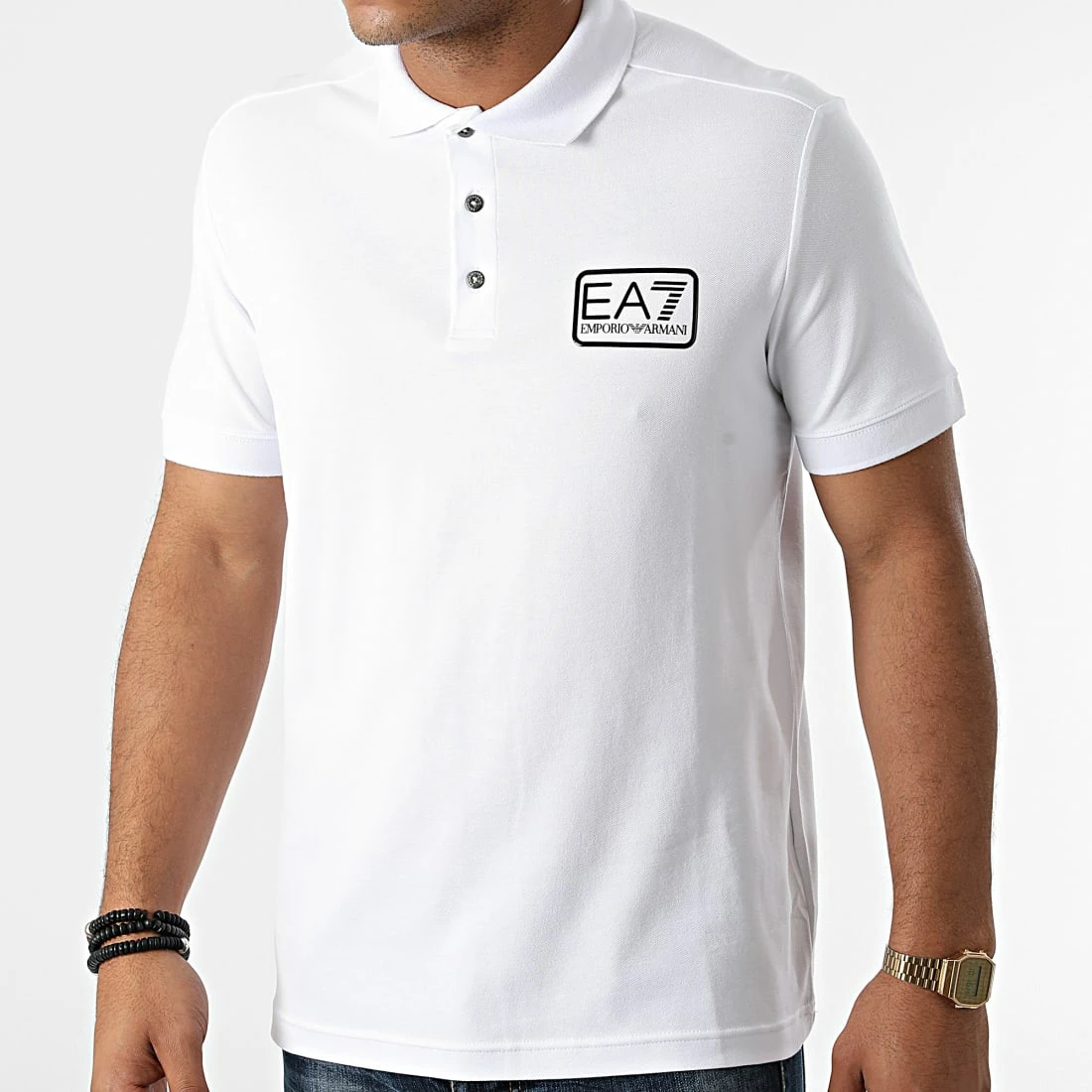 Top 10 🔔 Polo Manches Courtes 6KPF01-PJ04Z Blanc de EA7 Emporio Armani ⌛