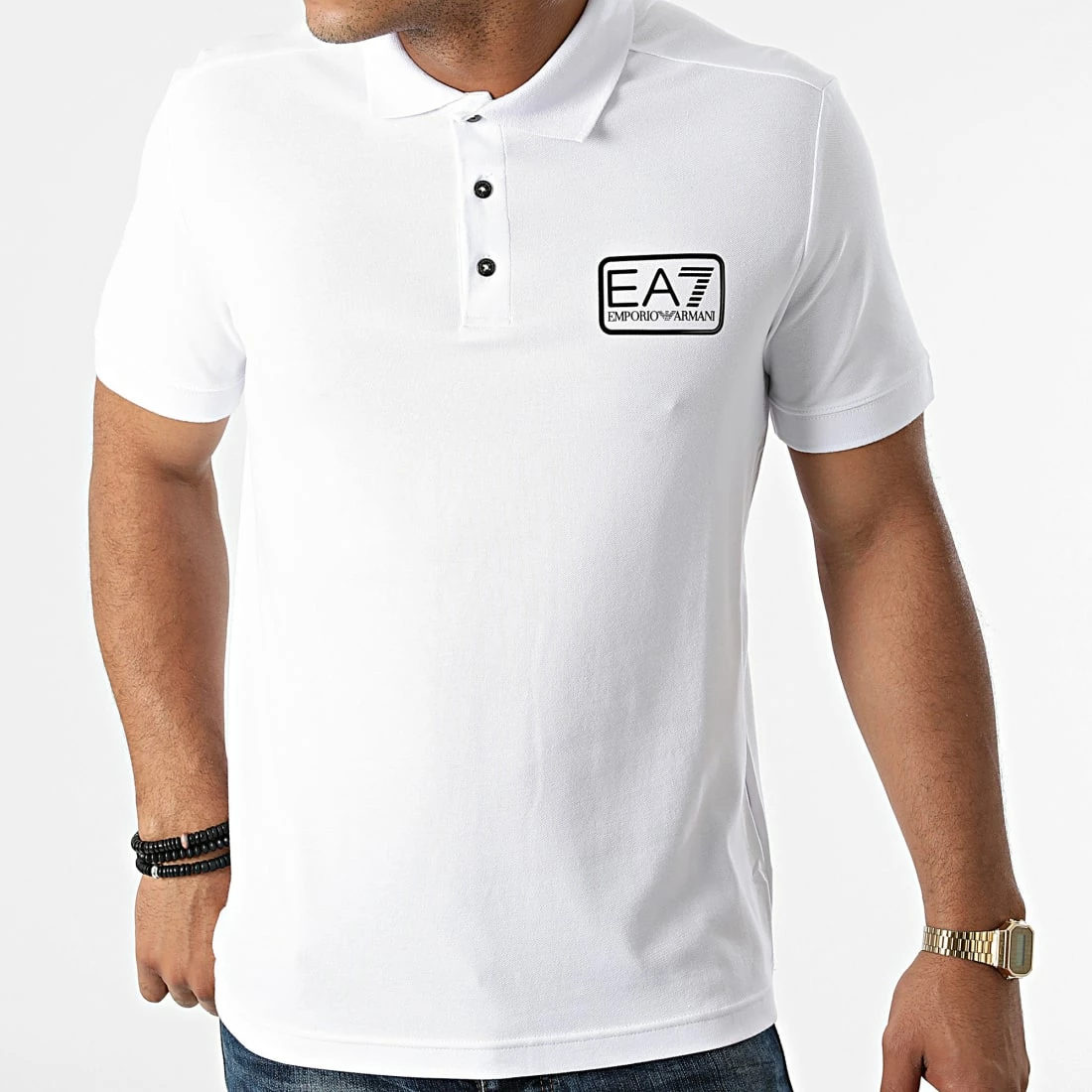 Top 10 🔔 Polo Manches Courtes 6KPF01-PJ04Z Blanc de EA7 Emporio Armani ⌛ – Image 3
