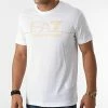 Meilleure vente ✔️ Tee 👕 Shirt 6KPT19-PJM9Z Blanc Doré de EA7 Emporio Armani 👍