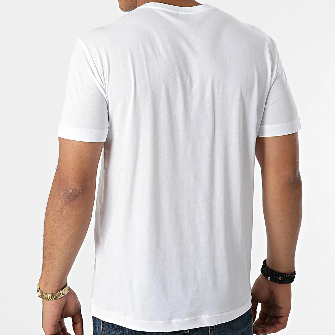 Meilleure vente ✔️ Tee 👕 Shirt 6KPT19-PJM9Z Blanc Doré de EA7 Emporio Armani 👍 – Image 4