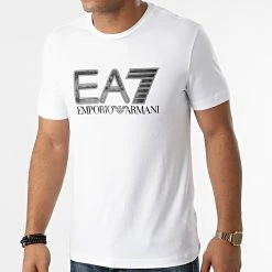 Meilleure affaire 🔥 Tee 👕 Shirt 6KPT62-PJ03Z Blanc de EA7 Emporio Armani ❤️