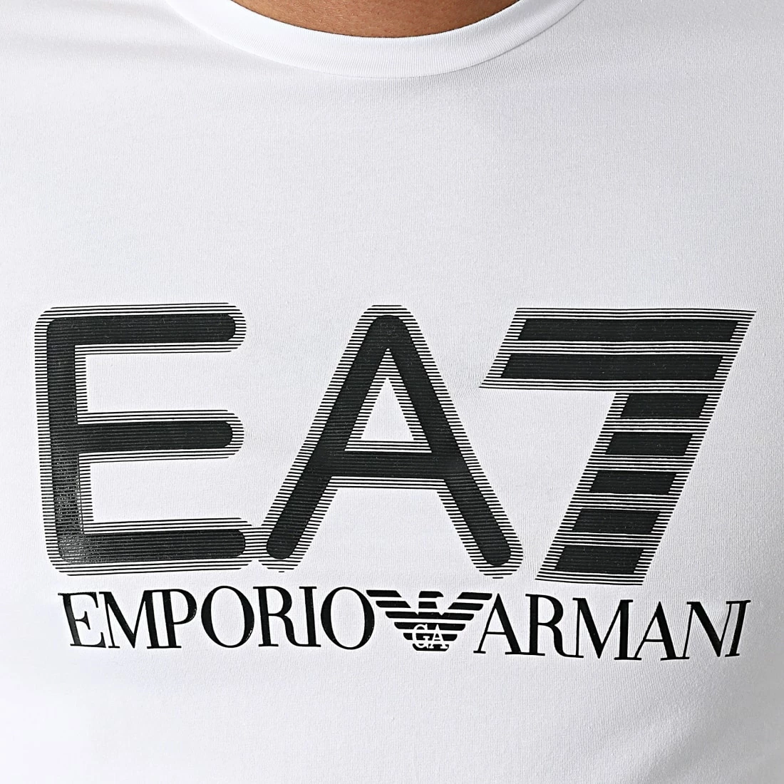 Meilleure affaire 🔥 Tee 👕 Shirt 6KPT62-PJ03Z Blanc de EA7 Emporio Armani ❤️ – Image 2