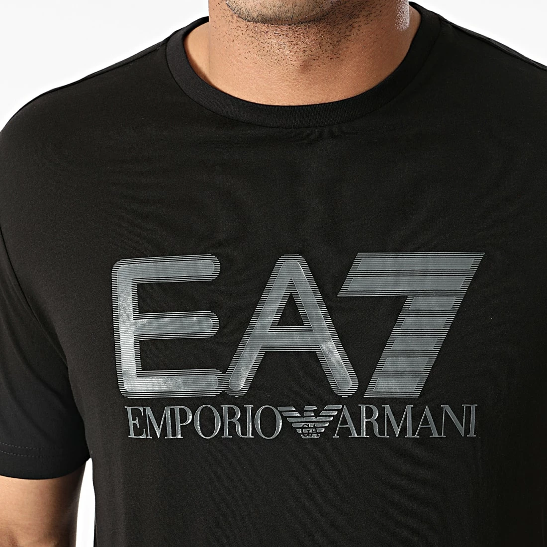 Le moins cher 😍 Tee 👕 Shirt 6KPT81-PJM9Z Noir de EA7 Emporio Armani 😉 – Image 2