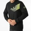 Remise 😉 Sweat Crewneck 6KPM45-PJ05Z Noir de EA7 Emporio Armani ✔️