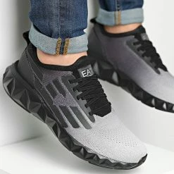 Grosses soldes 💯 Baskets X8X048 Black Irongate Harb de EA7 Emporio Armani 😉