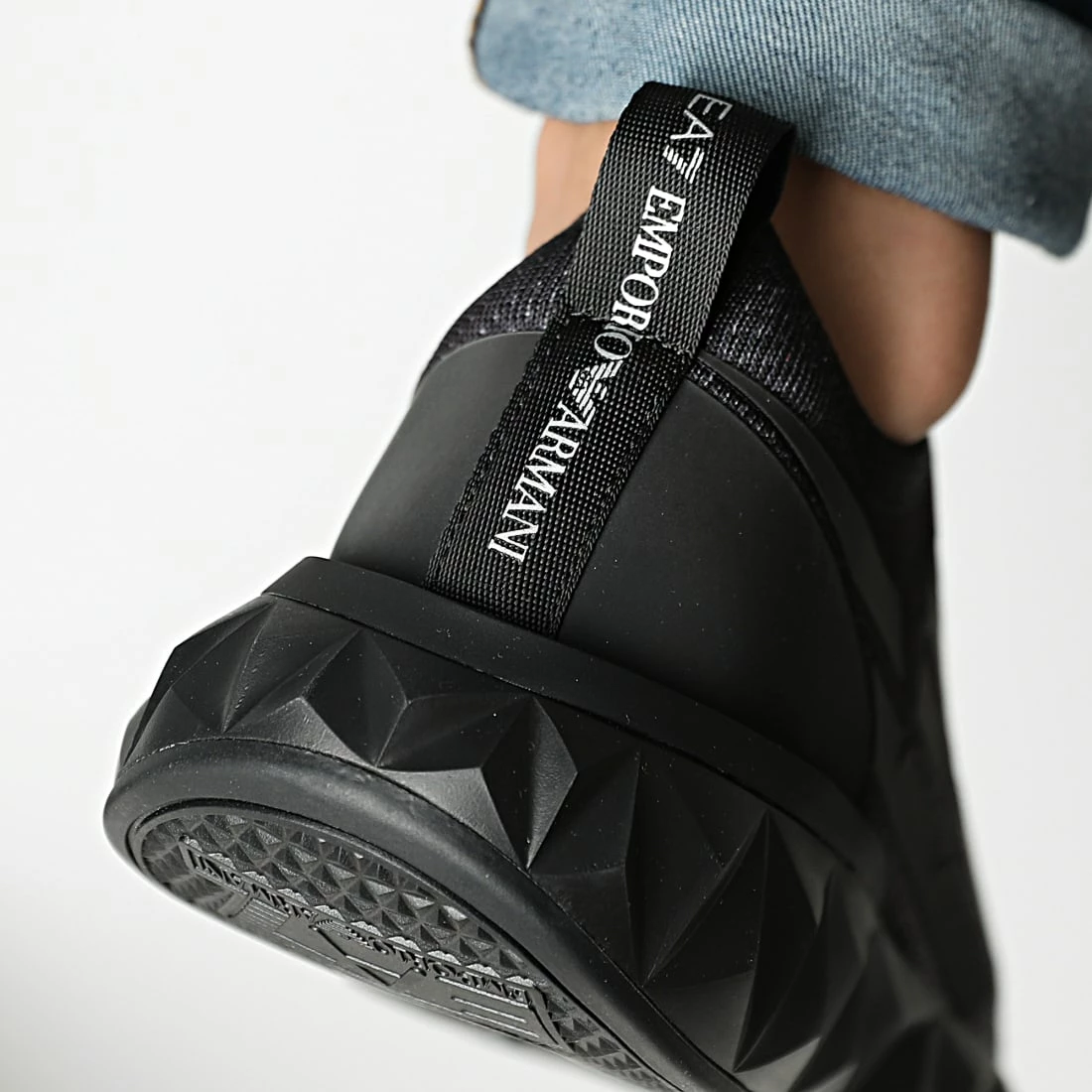 Grosses soldes 💯 Baskets X8X048 Black Irongate Harb de EA7 Emporio Armani 😉 – Image 4