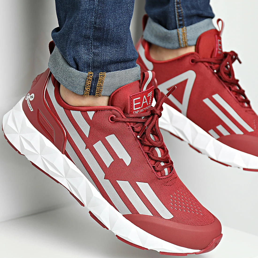 Tout neuf 😉 Baskets X8X033-XCC52 Red Dahlia Silver de EA7 Emporio Armani 😉