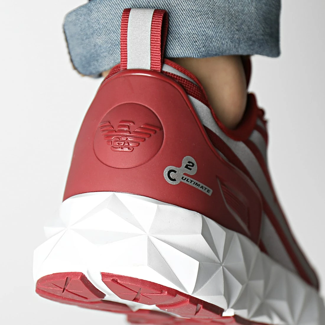 Tout neuf 😉 Baskets X8X033-XCC52 Red Dahlia Silver de EA7 Emporio Armani 😉 – Image 4