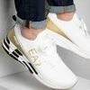 Coupon 👏 Baskets X8X095 XK240 White Light Gold Black de EA7 Emporio Armani 🎁