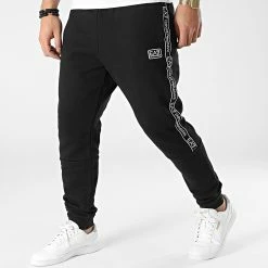 Meilleure affaire 🤩 Pantalon Jogging a Bandes 3LPP75-PJ07Z Noir de EA7 Emporio Armani ✨