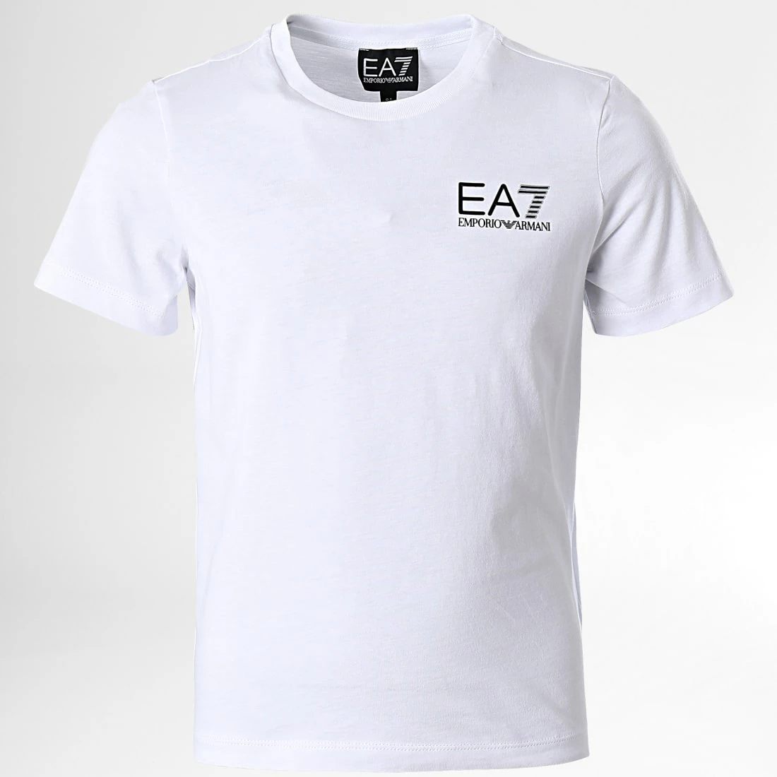 Nouveau 🥰 Tee 👚 Shirt Enfant 3LBT51 Blanc de EA7 Emporio Armani 🎉