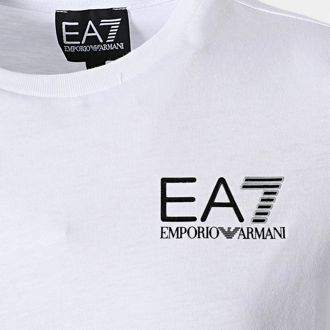 Nouveau 🥰 Tee 👚 Shirt Enfant 3LBT51 Blanc de EA7 Emporio Armani 🎉 – Image 2