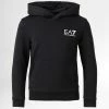Grosses soldes 🧨 Sweat Capuche Enfant 3LBM52 Noir de EA7 Emporio Armani 🎉