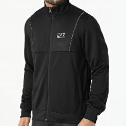 Meilleure affaire 👍 Veste Zippée 3LPM85-PJHBZ Noir de EA7 Emporio Armani ❤️