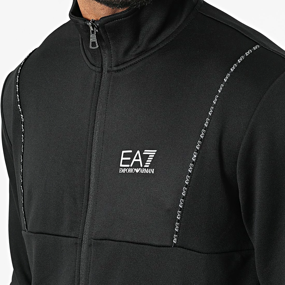Meilleure affaire đ Veste Zippée 3LPM85-PJHBZ Noir de EA7 Emporio Armani â€ïž â Image 2