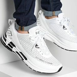 Remise 😍 Baskets X8X093-XK238 White Black de EA7 Emporio Armani ✨