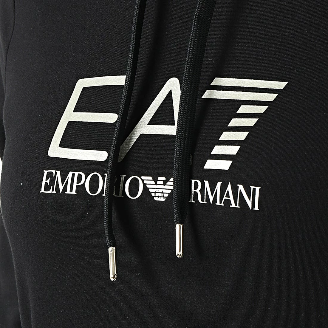 Sortie 💯 Sweat Capuche Femme 8NTM36 Noir de EA7 Emporio Armani 🤩 – Image 2