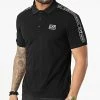 Nouveau 🛒 Polo Manches Courtes A Bandes 3LPF20-PJ02Z Noir de EA7 Emporio Armani 🛒