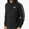 Coupon 💯 Sweat Capuche A Bandes 3LPM69-PJ07Z Noir de EA7 Emporio Armani 😍