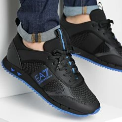 Remise 🥰 Baskets X8X027-XK050 Triple Black Baltimora de EA7 Emporio Armani 🎁