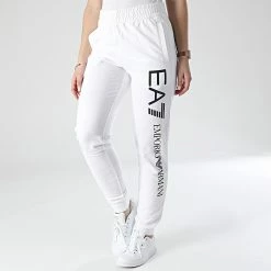 Grosses soldes 🤩 Pantalon Jogging Femme 8NPPC3 Blanc de EA7 Emporio Armani 🔥
