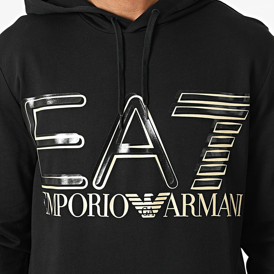 Coupon đ„° Sweat Capuche 3LPM45-PJFGZ Noir de EA7 Emporio Armani â â Image 2
