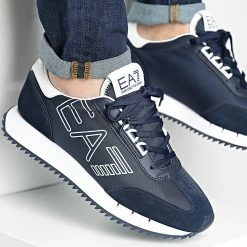 Sortie 🧨 Baskets X8X101-XK257 Navy White de EA7 Emporio Armani 🧨