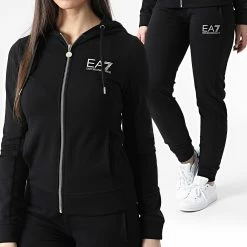 Offres ⭐ Ensemble De Survetement Femme 3LTV60 Noir de EA7 Emporio Armani 🥰