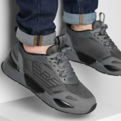 Remise 😍 Baskets X8X070-XK165 Triple Iron Gate Black de EA7 Emporio Armani 😀