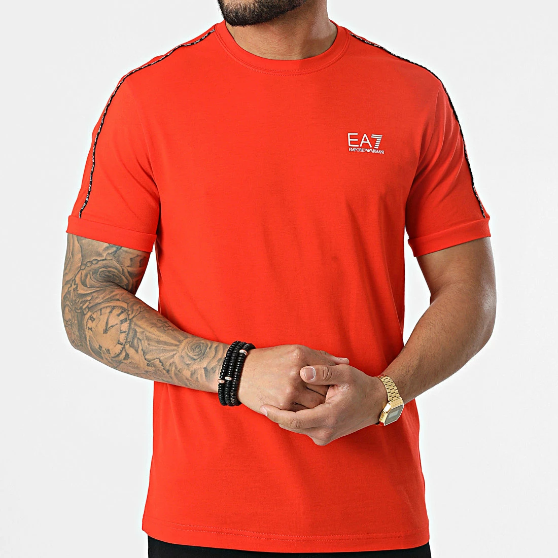 Remise 🎁 Tee 👕 Shirt 3LPT31-PJFUZ Rouge de EA7 Emporio Armani 😍 – Image 3