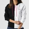 Meilleure affaire 🌟 Sweat Zippé Capuche Femme 3LTM03 Noir Blanc de EA7 Emporio Armani 🔔
