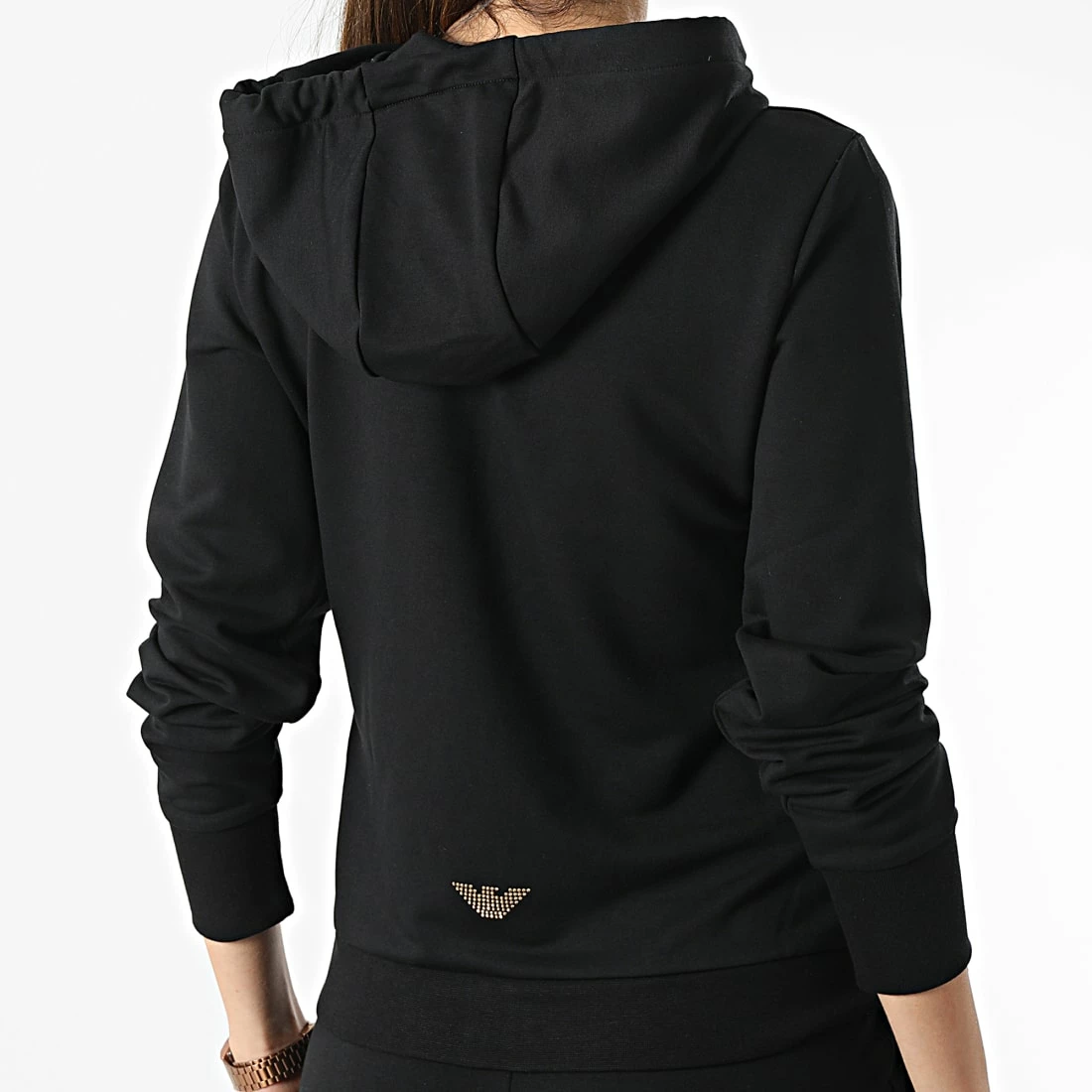 De gros 🤩 Ensemble De Survetement Femme 8NTV51 Noir Doré de EA7 Emporio Armani 🌟 – Image 5