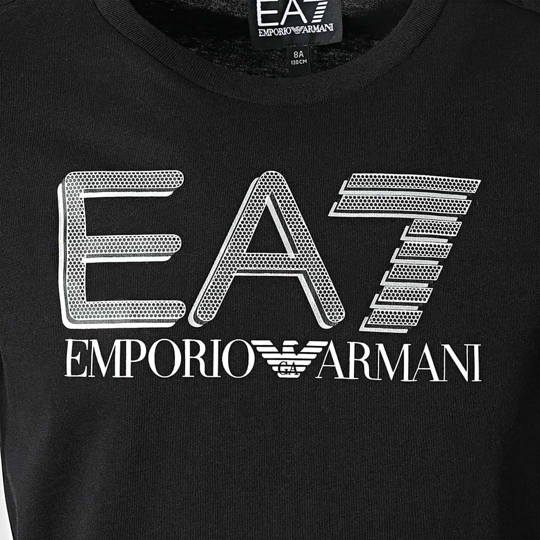 Meilleure affaire 😉 Tee 👕 Shirt Enfant 3LBT53 Noir de EA7 Emporio Armani 👍 – Image 2